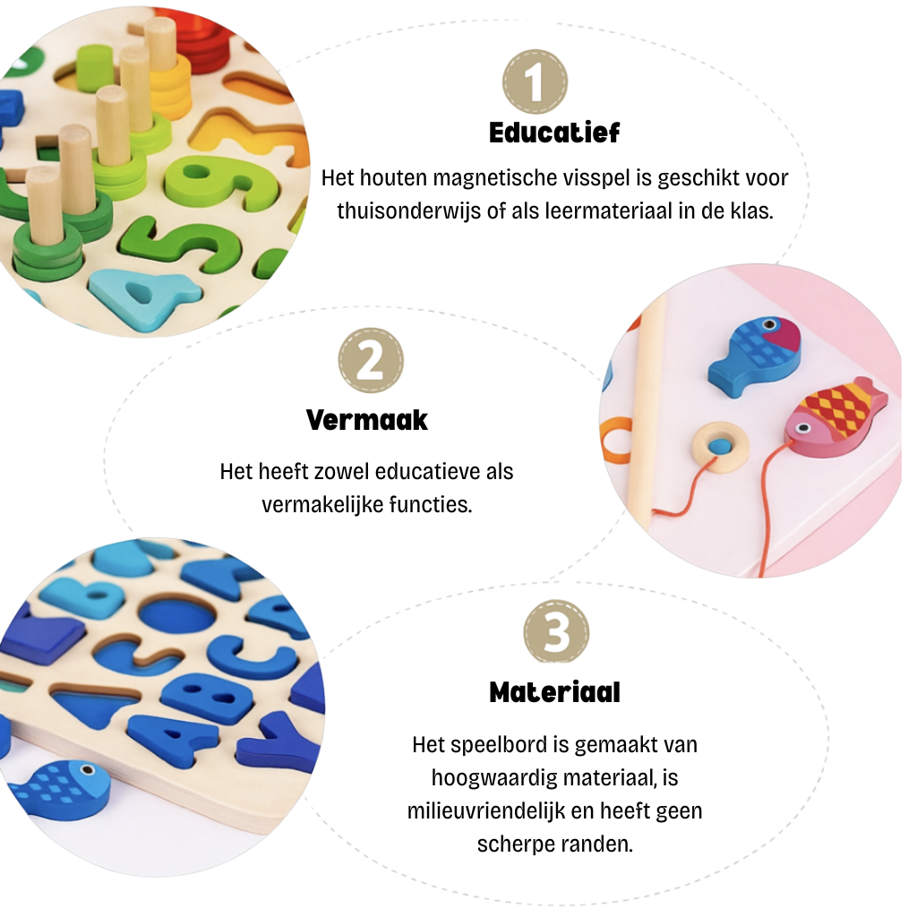 Educational Wooden Toys Montessori Puzzle Board