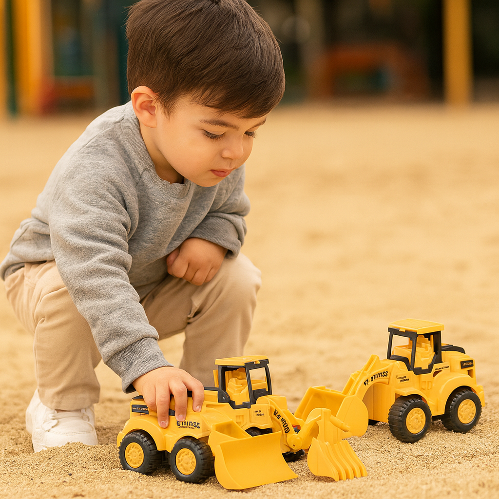 Construction Toy Vehicles Set Kids Learning Play