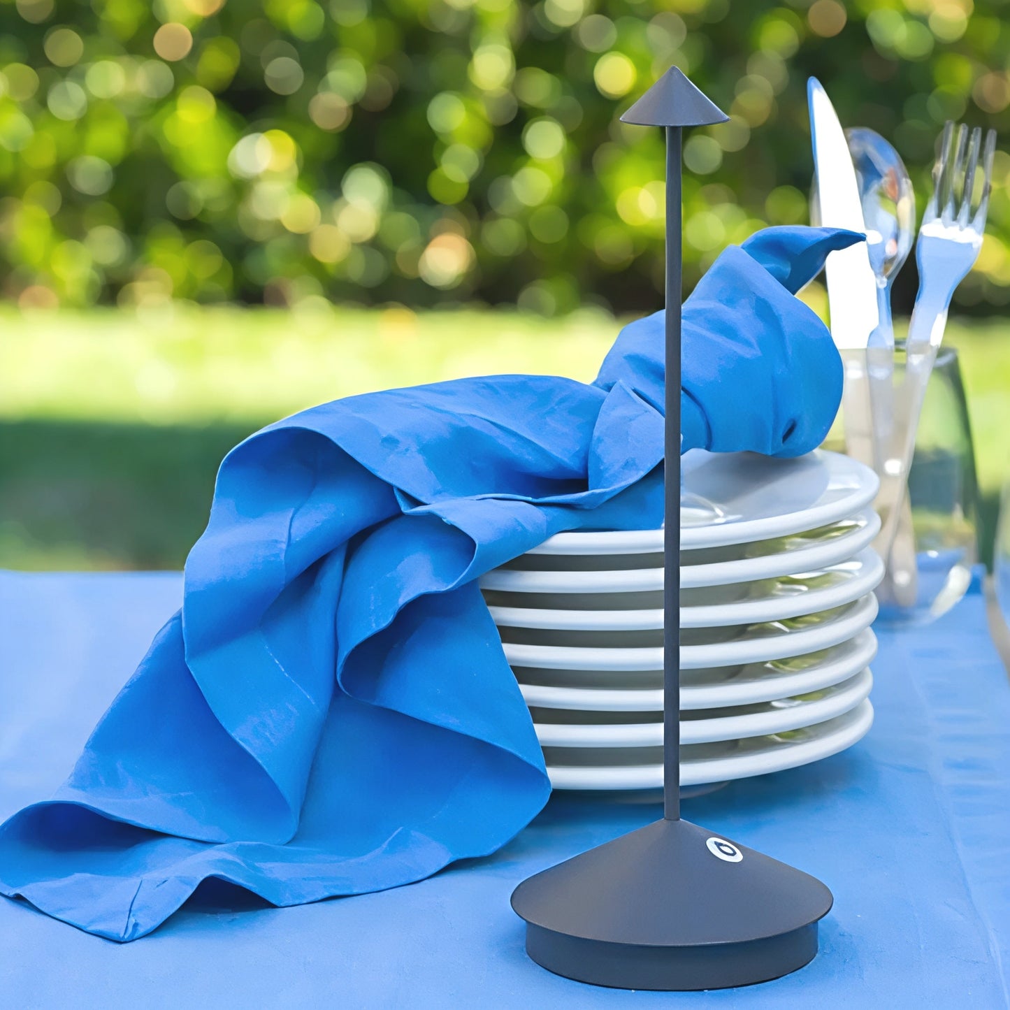 Table Lamp Wireless LED Rechargeable Aluminium Light