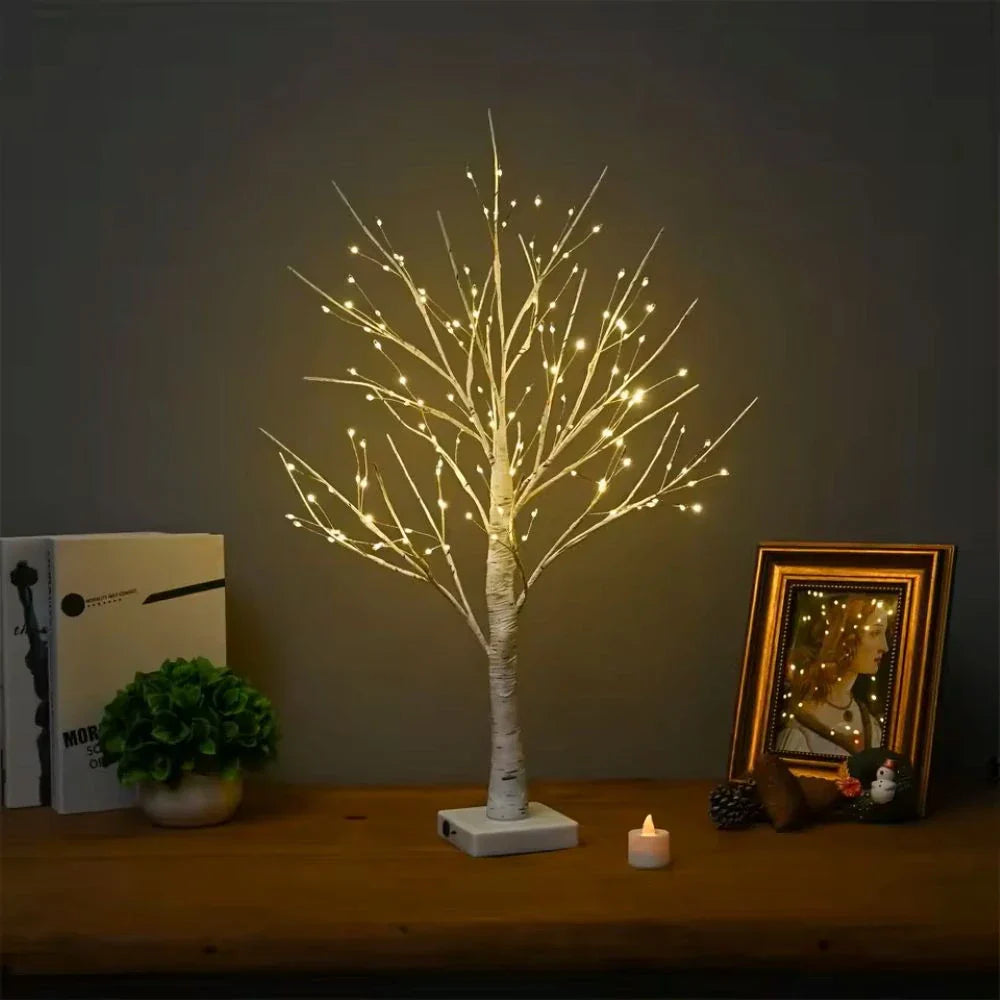 LED Table Lamp Birch Decorative Tree Light