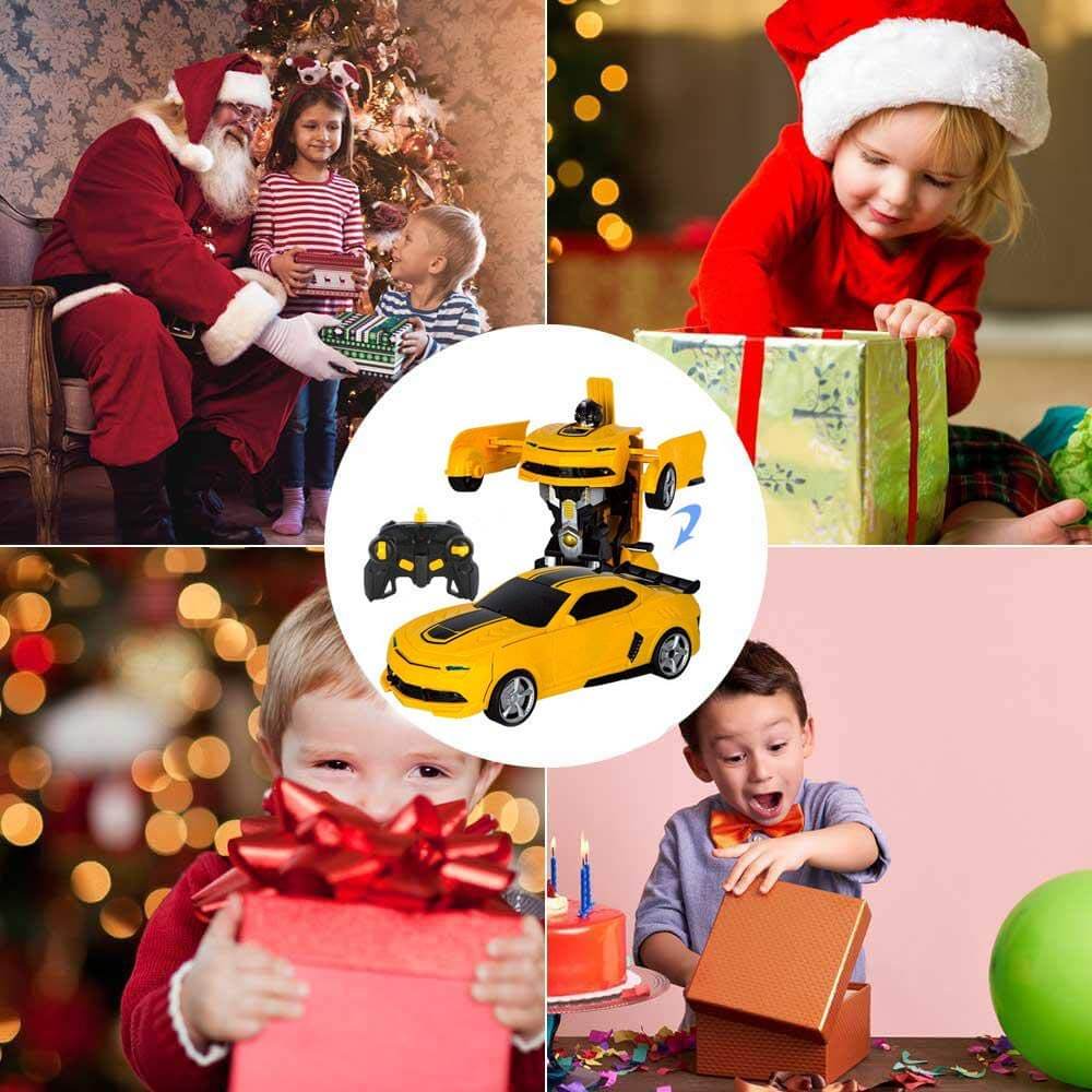 Remote Control Robot Car Transforming Toy