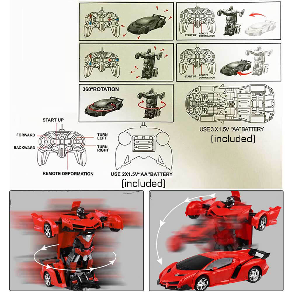 Remote Control Car Robot Toy for Kids