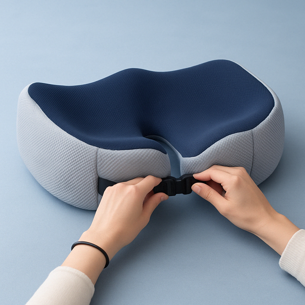 Memory Foam Adjustable Orthopedic Seat Cushion