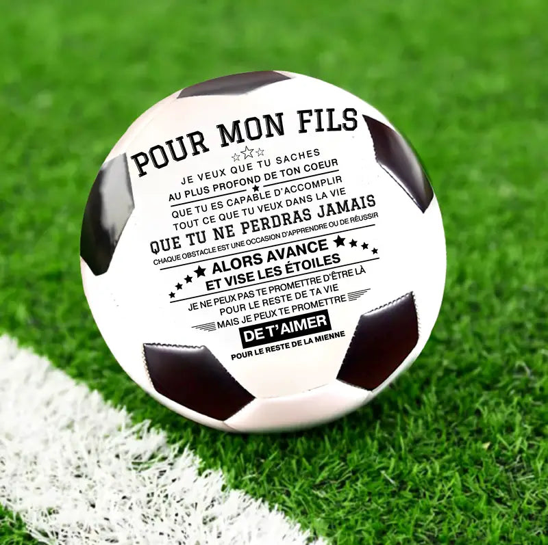 Football Gift with Motivational Message for Kids