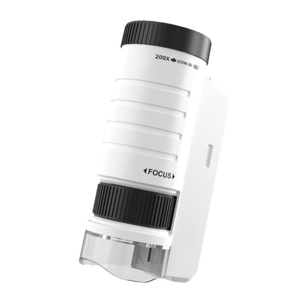 Mini Microscope with LED Light for Kids