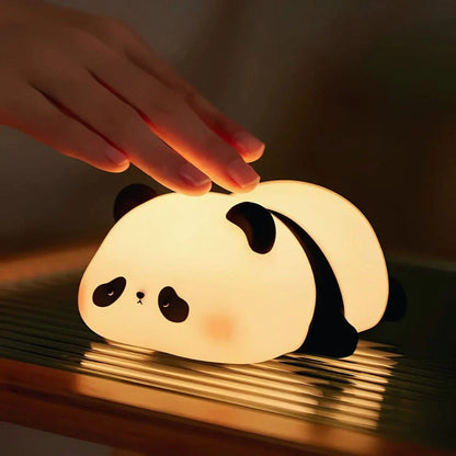 Night Light Silicone Animal Bedside Lamp