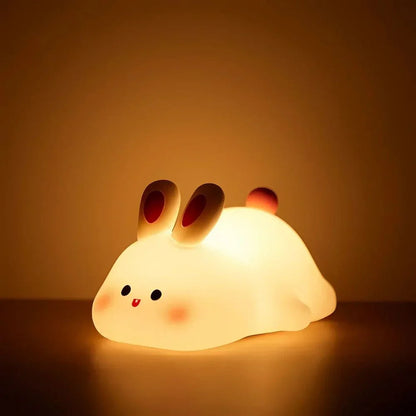Night Light Silicone Animal Bedside Lamp
