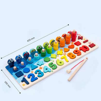 Educational Wooden Toys Montessori Puzzle Board