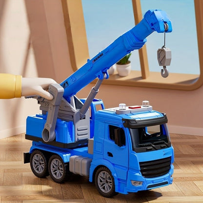 Toy Crane Truck with Lights and Sounds