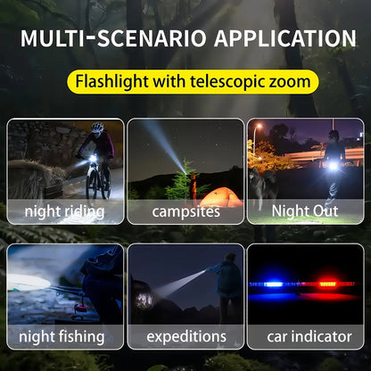 LED Rechargeable Hunting Gear Torch Light