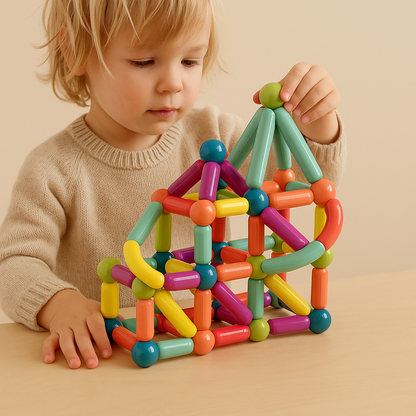 Magnetic Toys Colourful Building Blocks Set