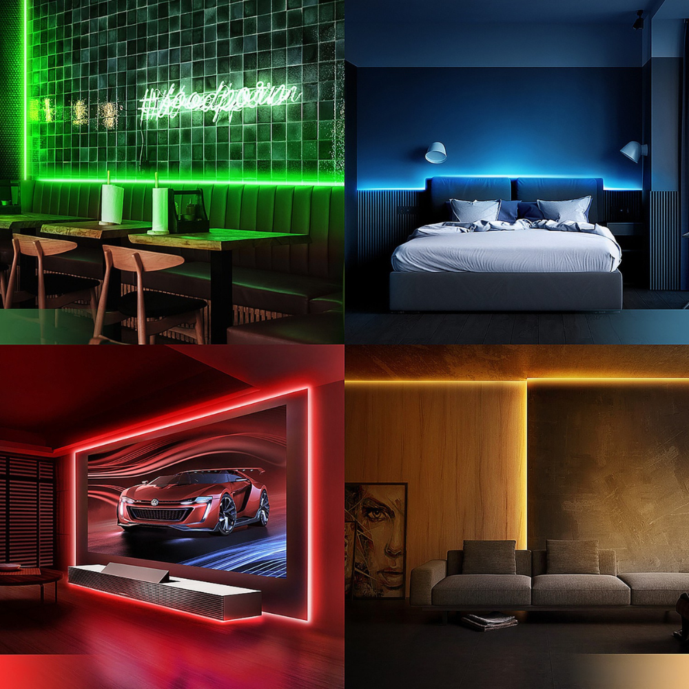 LED Strip Lights Music Sync Colour Changing