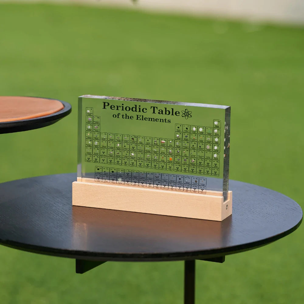 Desk Lamp Acrylic Periodic Table Display
