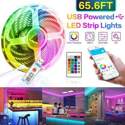 LED Strip Lights Colour Changing with App Control