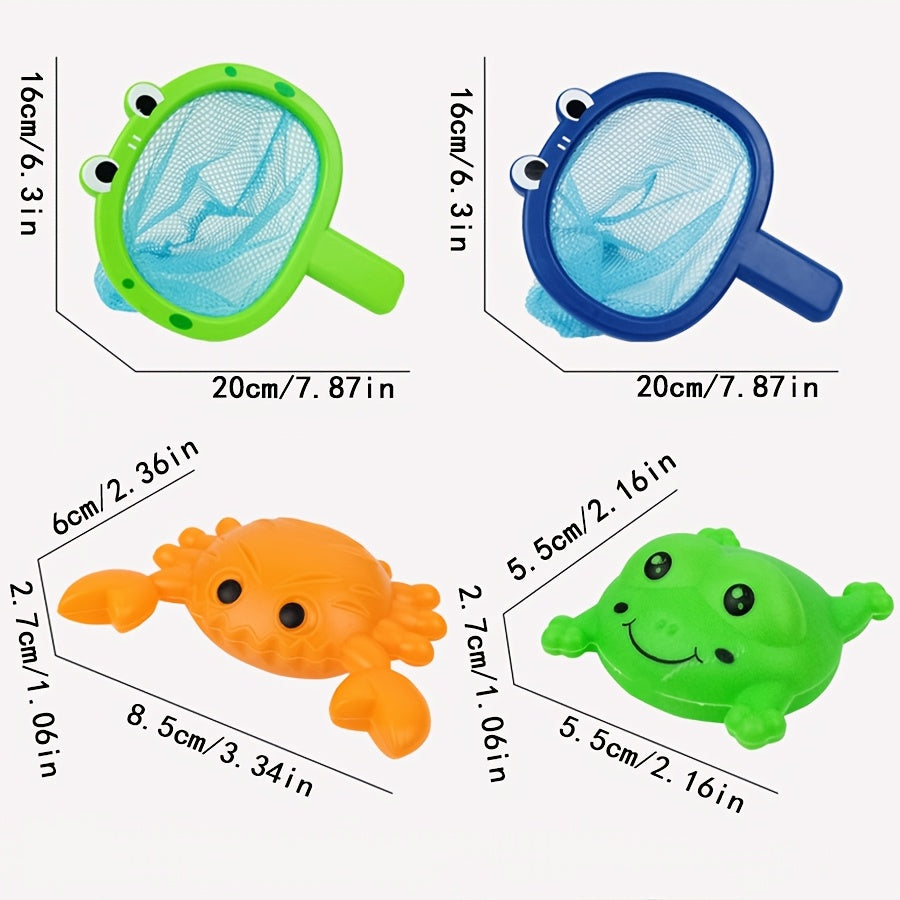 Bath Toys Fishing Net Set for Toddlers