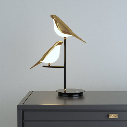 LED Table Lamp Bird Modern Sculpture