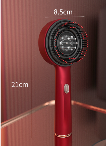 Scalp Massager Brush with Red Light Therapy