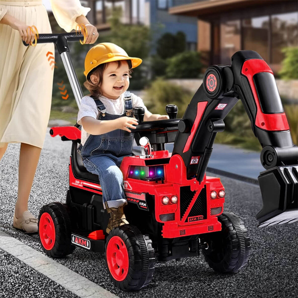Kids Ride On Excavator Toy Christmas Gift