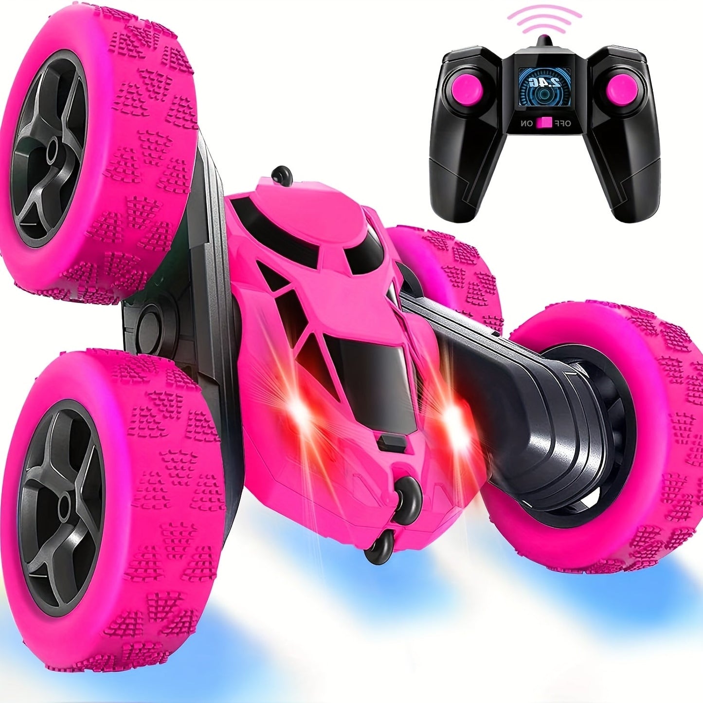 Remote Control Stunt Car with Lights