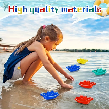 Plastic Bath Toy Boats for Toddlers