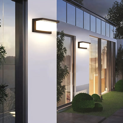 Outdoor Motion Sensor LED Wall Light Modern