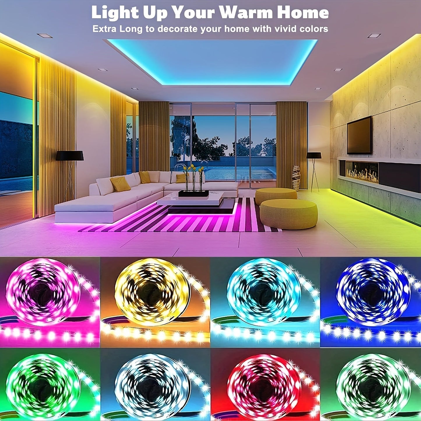 LED Strip Lights Colour Changing with Remote