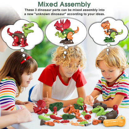 Dinosaur Toy Construction Set for Kids