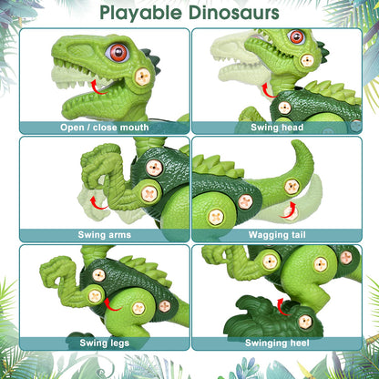 Dinosaur Toy Construction Set for Kids