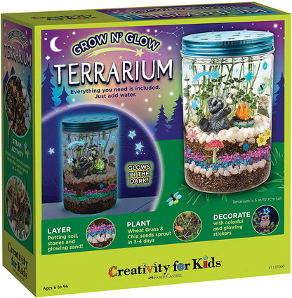 Plant Growing Kit Colourful Terrarium Set