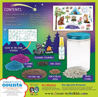 Plant Growing Kit Colourful Terrarium Set