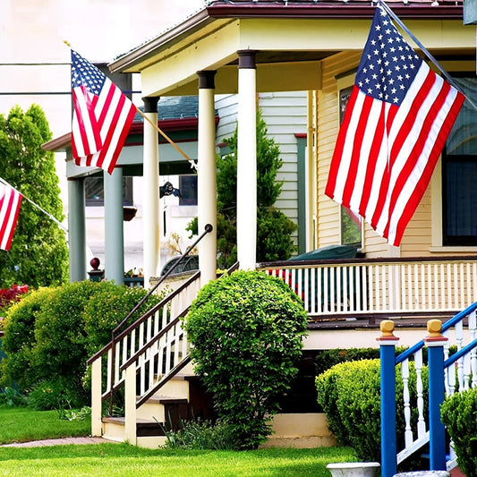 American Flag Outdoor Heavy Duty Polyester Brass Grommets