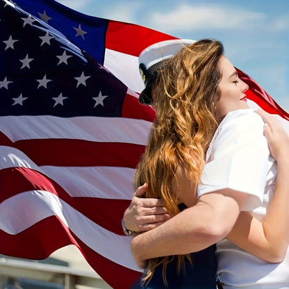 American Flag Outdoor Heavy Duty Polyester Brass Grommets