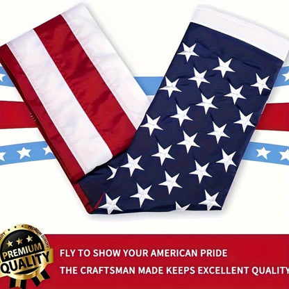 American Flag Outdoor Heavy Duty Polyester Brass Grommets