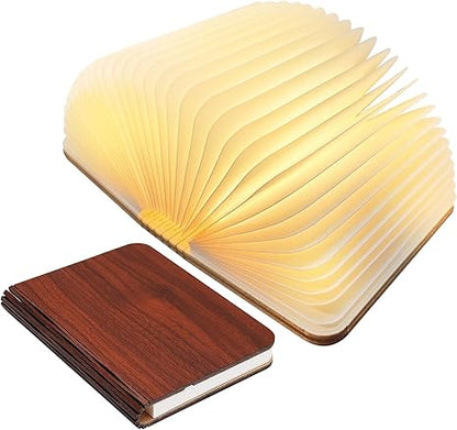 Table Lamp Folding Wood LED Book Light