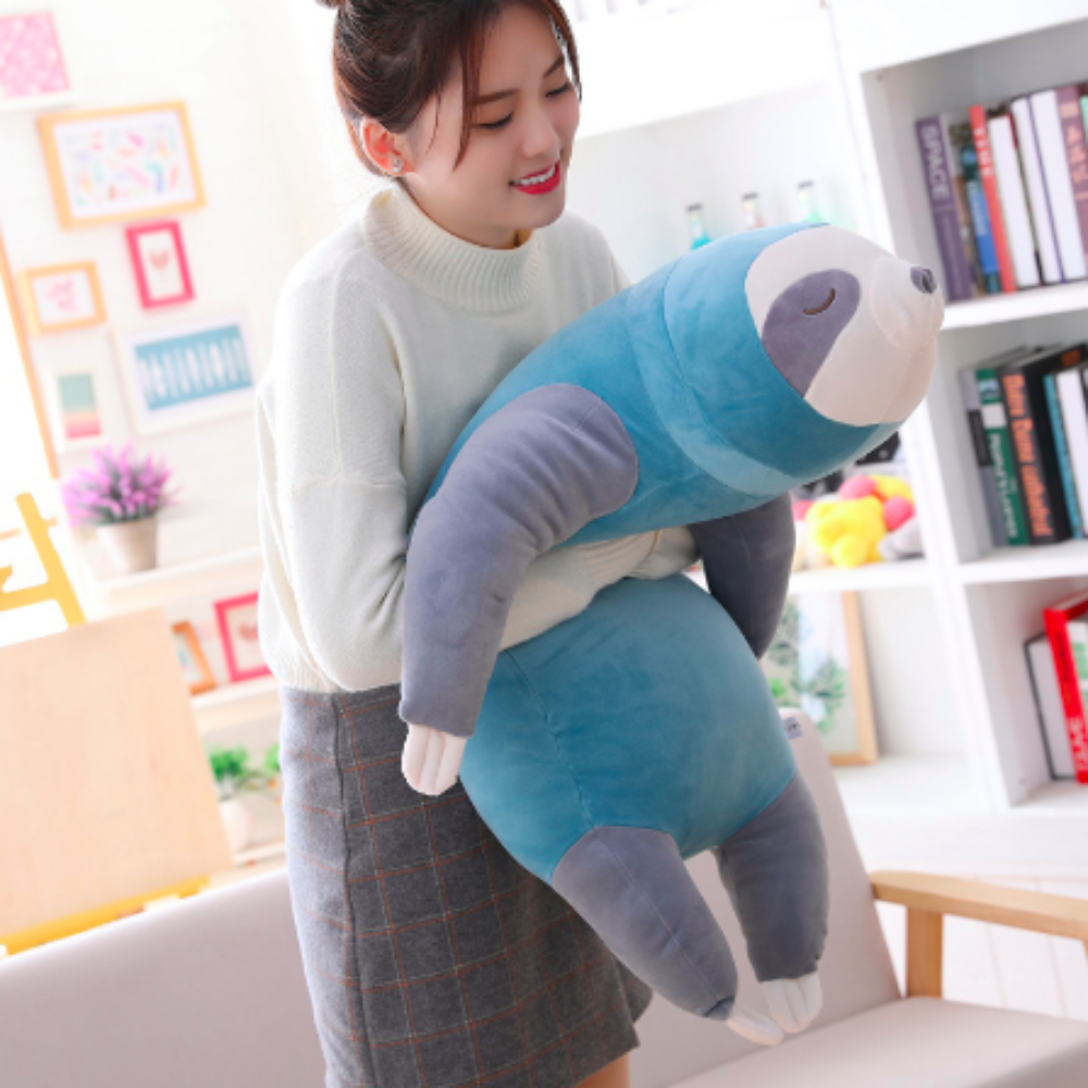 Plush Toy Soft Sloth Cushion for Kids
