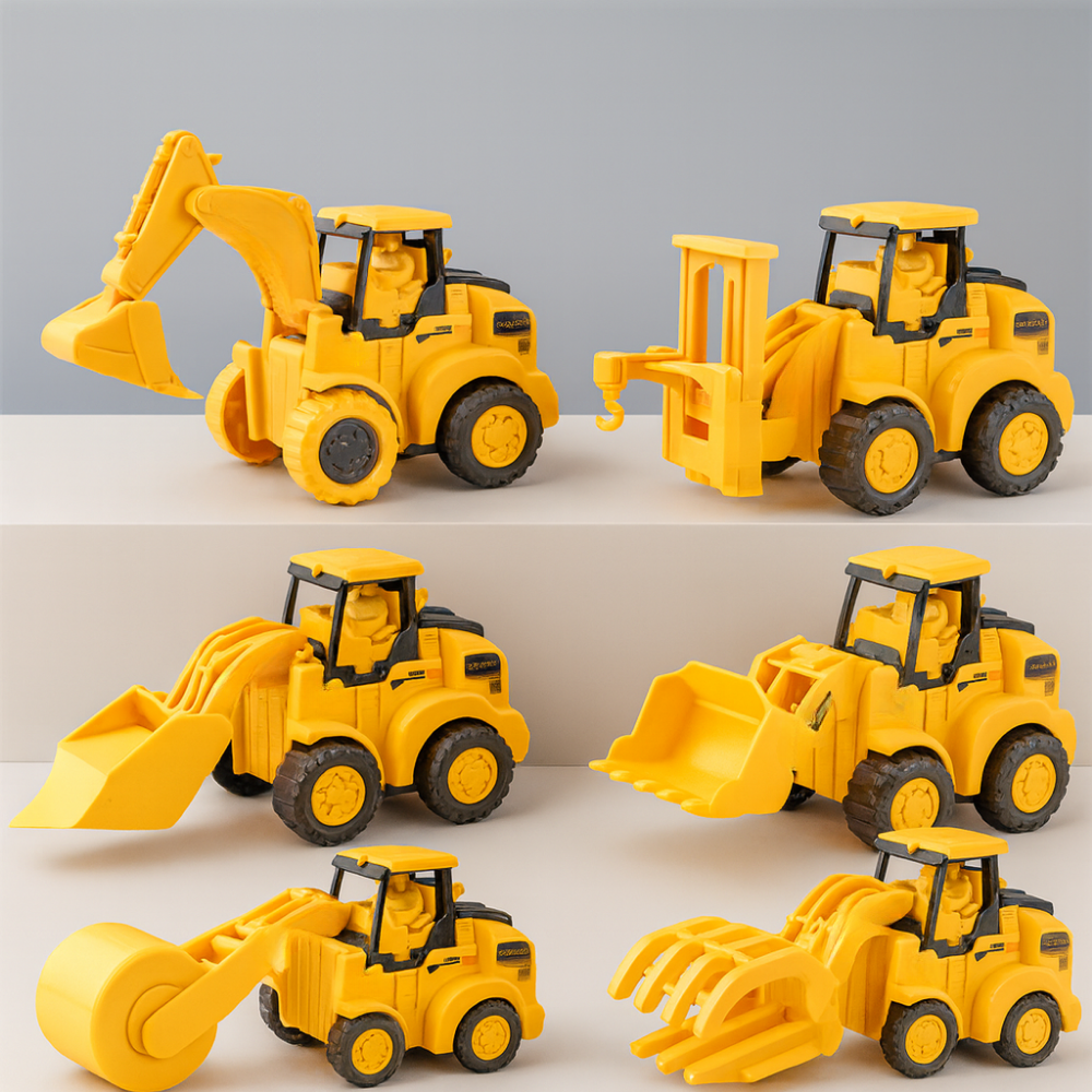 Construction Toy Vehicles Set Kids Learning Play