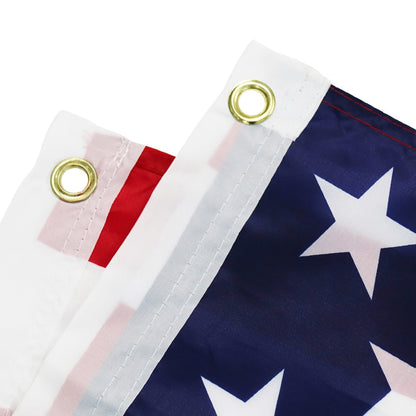 Durable American Flag Outdoor All Weather Polyester Brass Grommets