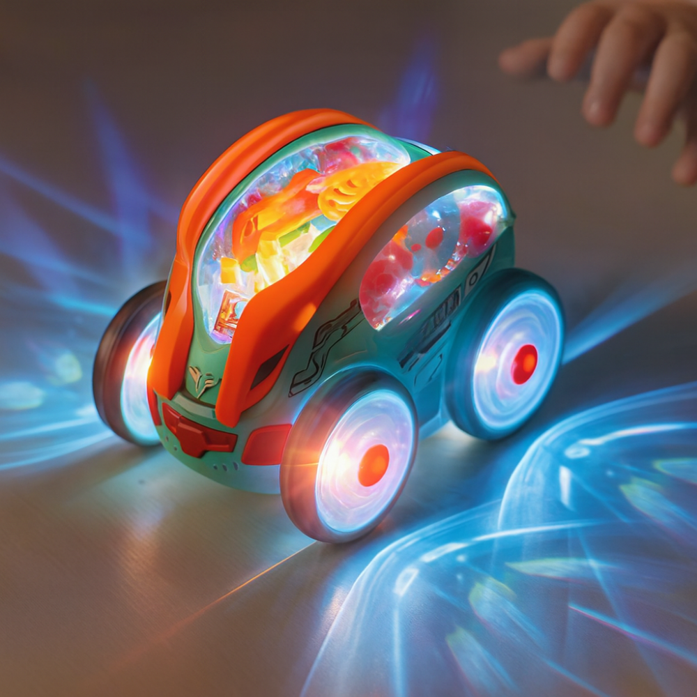 Toy Car LED Light Spinning Action Vehicle