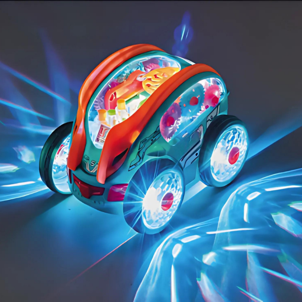Toy Car LED Light Spinning Action Vehicle