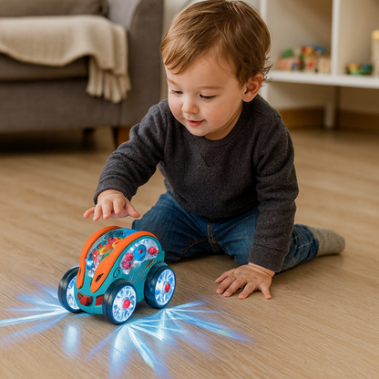 Toy Car LED Light Spinning Action Vehicle
