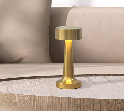 Table Lamp Touch LED Rechargeable Metal Light