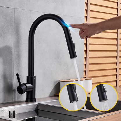 Kitchen Tap with Touch Sensor and Pull Out