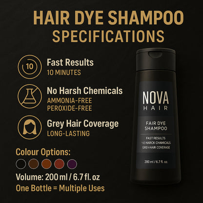 Hair Dye Shampoo - Fast No-Damage Color Treatment