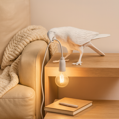 Halloween Decoration Crow Table Lamp Light