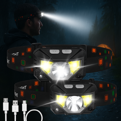 Hunting Gear Rechargeable LED Head Torch