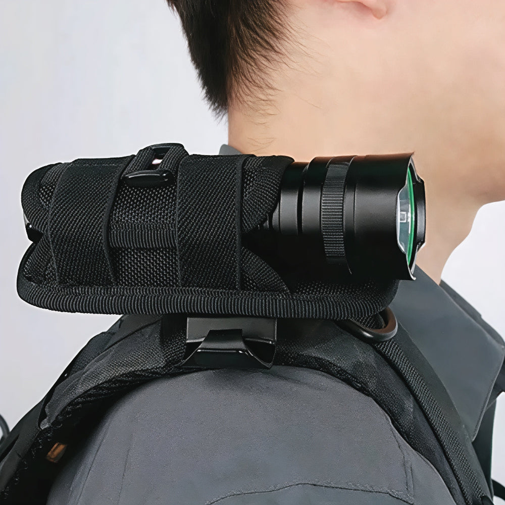 Hunting Gear Nylon Flashlight Holster Pouch