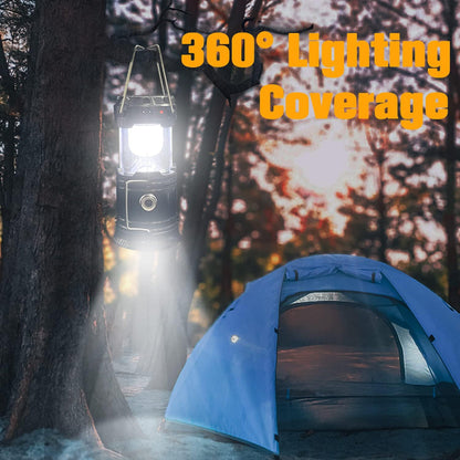 Hunting Gear Solar Rechargeable LED Camping Lantern