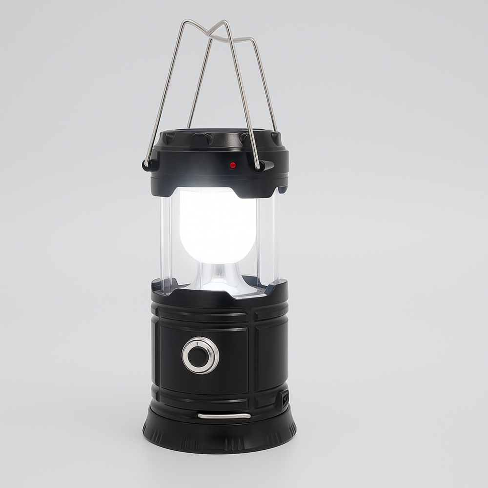 Hunting Gear Solar Rechargeable LED Camping Lantern