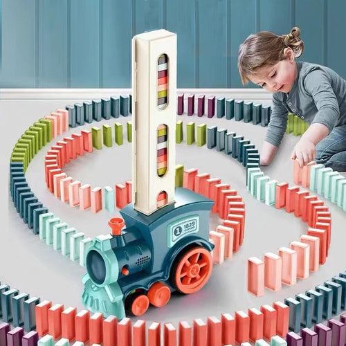 Kids Domino Toy Train for Creative Play