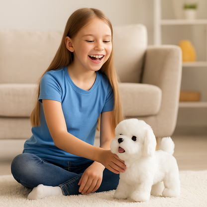 Interactive Robot Dog Toy Realistic Walking Barking Puppy